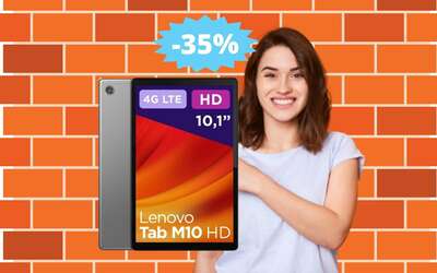 Lenovo Tab M10: OFFERTA irresistibile del 35% di sconto