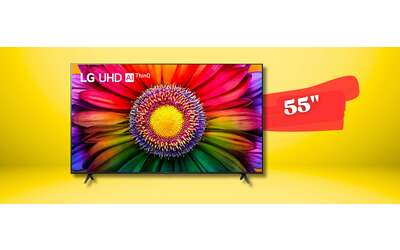 LG con il suo spettacolo PURO: Smart TV 4K da 55 pollici sotto i 400€