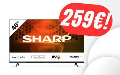 Lo Smart TV SHARP da 40″ a soli 259€ è FOLLIA