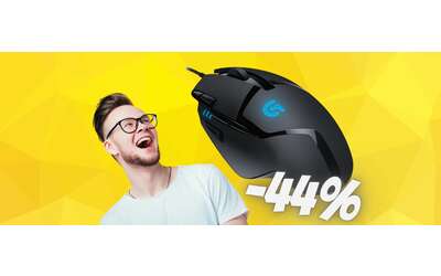 Logitech G402: mouse da gaming ergonomico e leggero al 44% in MENO