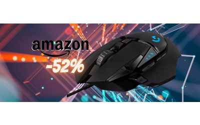 Logitech G502 HERO: il mouse per gamer professionisti al 52%