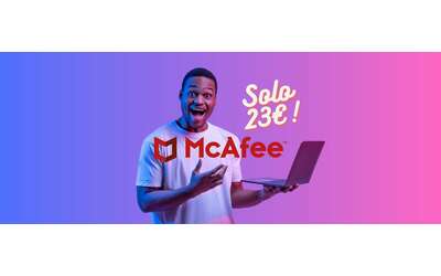 McAfee Total Protection 2024: 1 anno + 10 dispositivi a 23€
