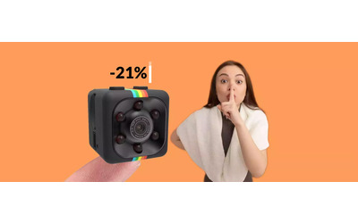Microcamera SPIA con attivazione automatica e Night Vision (21€)
