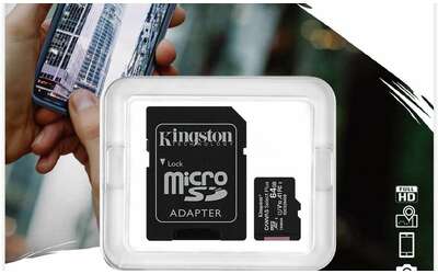 MicroSD Kingston da 64GB + adattatore SD a soli 5€: ERRORE DI PREZZO?
