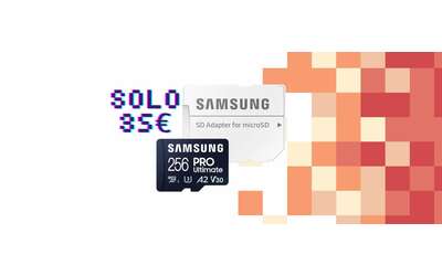 MicroSD Samsung: 256GB a 200 MB/s con 35€ alle Offerte di Primavera Amazon