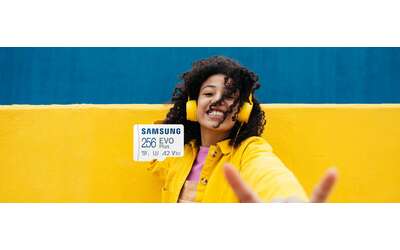 MicroSD Samsung EVO Plus 256GB a soli 20€ su Unieuro