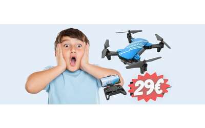 mini drone con telecamera hd e controlli vocali in sconto del 50