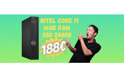Mini PC Dell (ricondizionato) con Intel Core i7 e 16GB di RAM a 188€