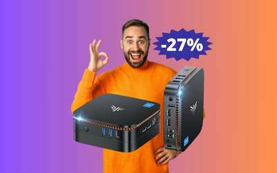 Mini PC NiPoGi AK1 Plus: sconto IMPERDIBILE del 27%