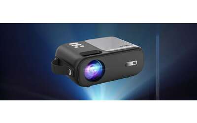 Mini proiettore bluetooth 1080p in OFFERTA LAMPO a 56€ (Amazon)