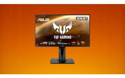 Monitor da gaming Asus TUF in offerta: il prezzo cala da 389 a soli 259 euro