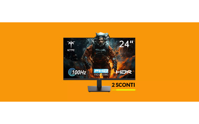 Monitor FullHD 24 pollici a soli 89€: un vero best buy per i gamer