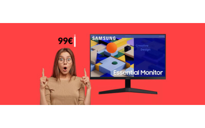 Monitor FullHD Samsung 24 pollici: non c’è di meglio a soli 99€