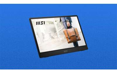 monitor portatile dell msi in offerta tuo a meno di 130 35