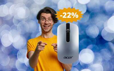 Mouse Acer Thin & Light: stile e qualità in SUPER sconto (-22%)