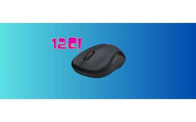 mouse logitech m220 silent wireless a soli 12 su unieuro