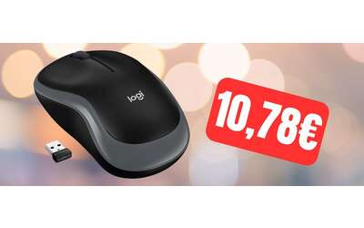 mouse logitech wireless piccolo e portatile a soli 10 euro su amazon