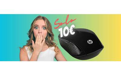 Mouse wireless HP ergonomico e compatto a soli 10€ su Amazon