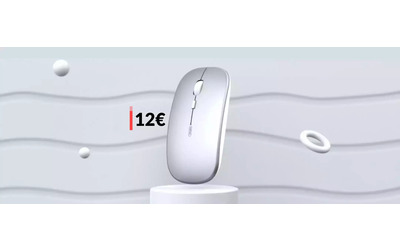 Mouse wireless infallibile, ergonomico e silenzioso: tuo con 12€