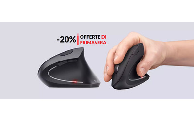Mouse Wireless VERTICALE: è un SOLLIEVO per il polso (19€)