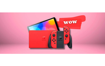 Nintendo Switch OLED ed. Super Mario sotto i 300€ da prendere AL VOLO