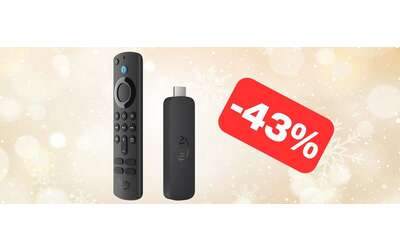 Nuovo Fire TV Stick 4K in SUPER SCONTO su Amazon (-43%)