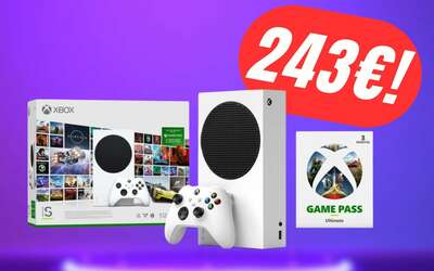 Paga Xbox Series S + Game Pass Ultimate solo 243€ con il COUPON!