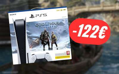 PlayStation 5 + God of War Ragnarök in SCONTO su Amazon!