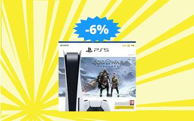 PlayStation 5 più God of War Ragnarok: SCONTO di fine anno