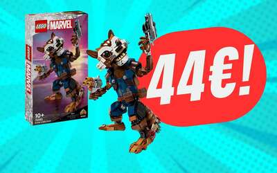 Prendi Rocket Raccoon e Baby Groot in versione LEGO a soli 44,99€ su Amazon!