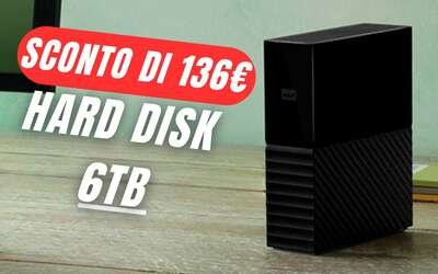 prezzo folle per l hard disk da 6tb solo 129 fai presto