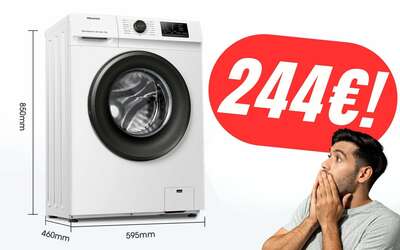 questa lavatrice hisense da 6kg costa solo 244 col coupon esclusivo