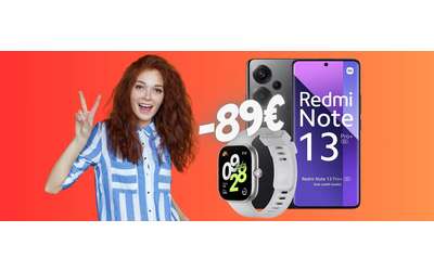 Redmi Note 13 Pro+ 5G (8/256GB) + Redmi Watch 4 a 89€ in MENO