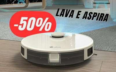 Risparmia il 50% sul ROBOT che ASPIRA e LAVA con questo coupon by Amazon!
