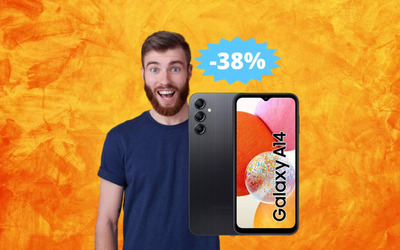 Samsung Galaxy A14: STRAORDINARIO sconto del 38%