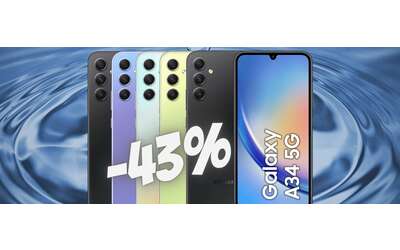 Samsung Galaxy A34 5G ancora al MIGLIOR PREZZO su Amazon (-43%)