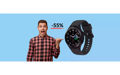 Samsung Galaxy Watch 4 Classic, oggi a meno di METÀ prezzo