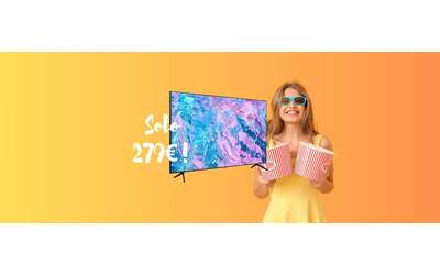 Samsung TV Crystal 4K 43″ a soli 279€: scopri come averla