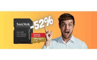 SanDisk Extreme: la microSD da 128GB ora è tua a soli 22€ (-52%)