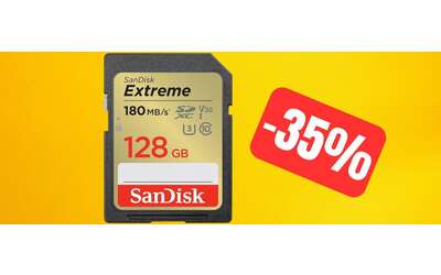 SanDisk Extreme SDHC da 128GB: VELOCISSIMA e in SUPER SCONTO