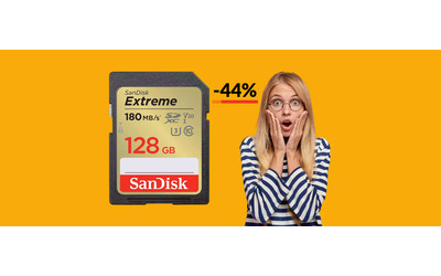 Scheda SD 128GB: la più POTENTE da acquistare con soli 24€