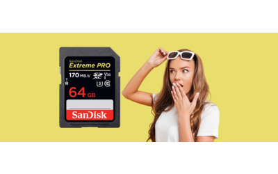 Scheda SD SanDisk 64GB al prezzo più basso di sempre: solo 21€