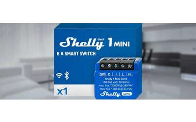 Sconto 50% per l’interruttore SMART di Shelly: a 9,99€ è DA AVERE (Amazon)