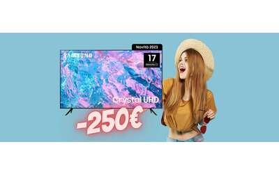 SCONTO BOMBA sulla mitica smart TV SAMSUNG Crystal UHD da 55″ (-250€)