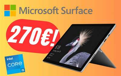 SCONTO SHOCK per il Microsoft Surface Pro 5: ben 190€ in meno!