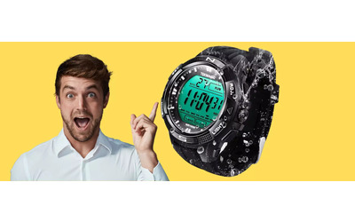 Sembra un G-Shock ma costa solo 11€: prezzo stracciato per l’orologio INDISTRUTTIBILE