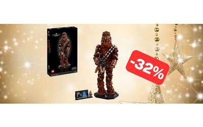 Set LEGO Action Figure Chewbacca: un regalo di Natale in SUPER SCONTO (-32%)