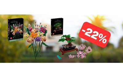 set lego bouquet di fiori e bonsai il bundle in offerta su amazon 22