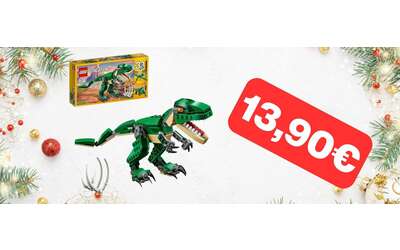 set lego dinosauro giocattolo in offerta su amazon 13 90