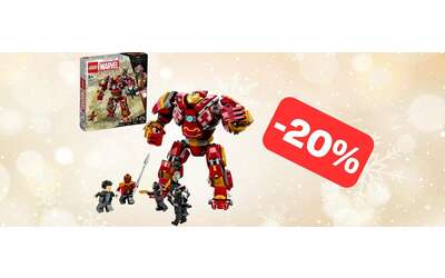 Set LEGO Marvel Hulkbuster in offerta Amazon per Natale (-20%)